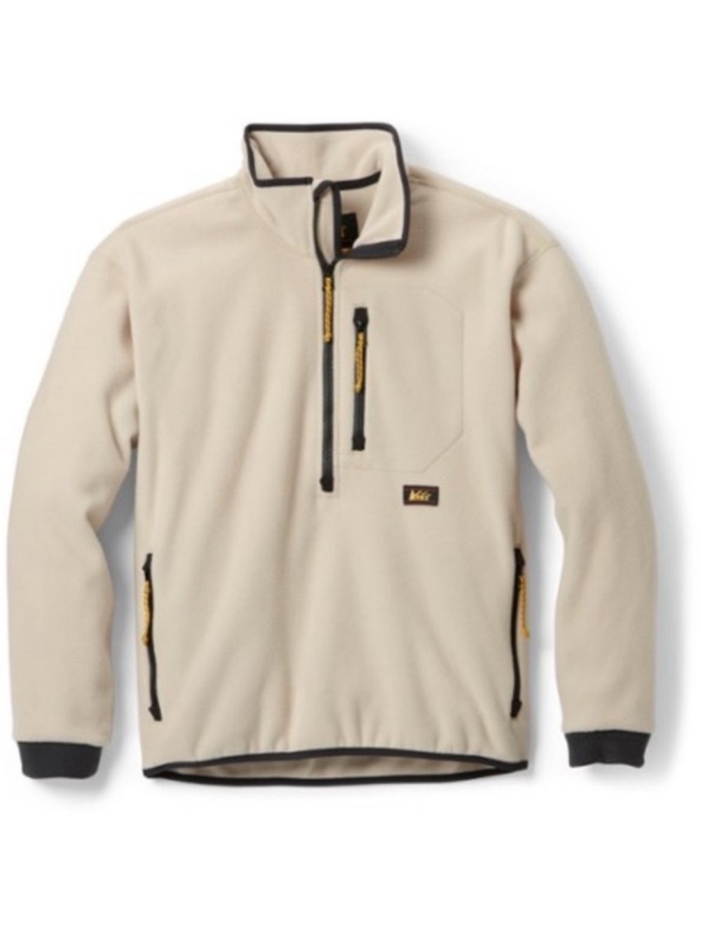 REI Trailsmith Polartec Fleece Jacket Washed Stone Retro Womens M